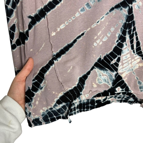 Young Fabulous and Broke Long Sleeve Linen Blend Tie Dye Top Casual Size Small - Picture 6 of 10